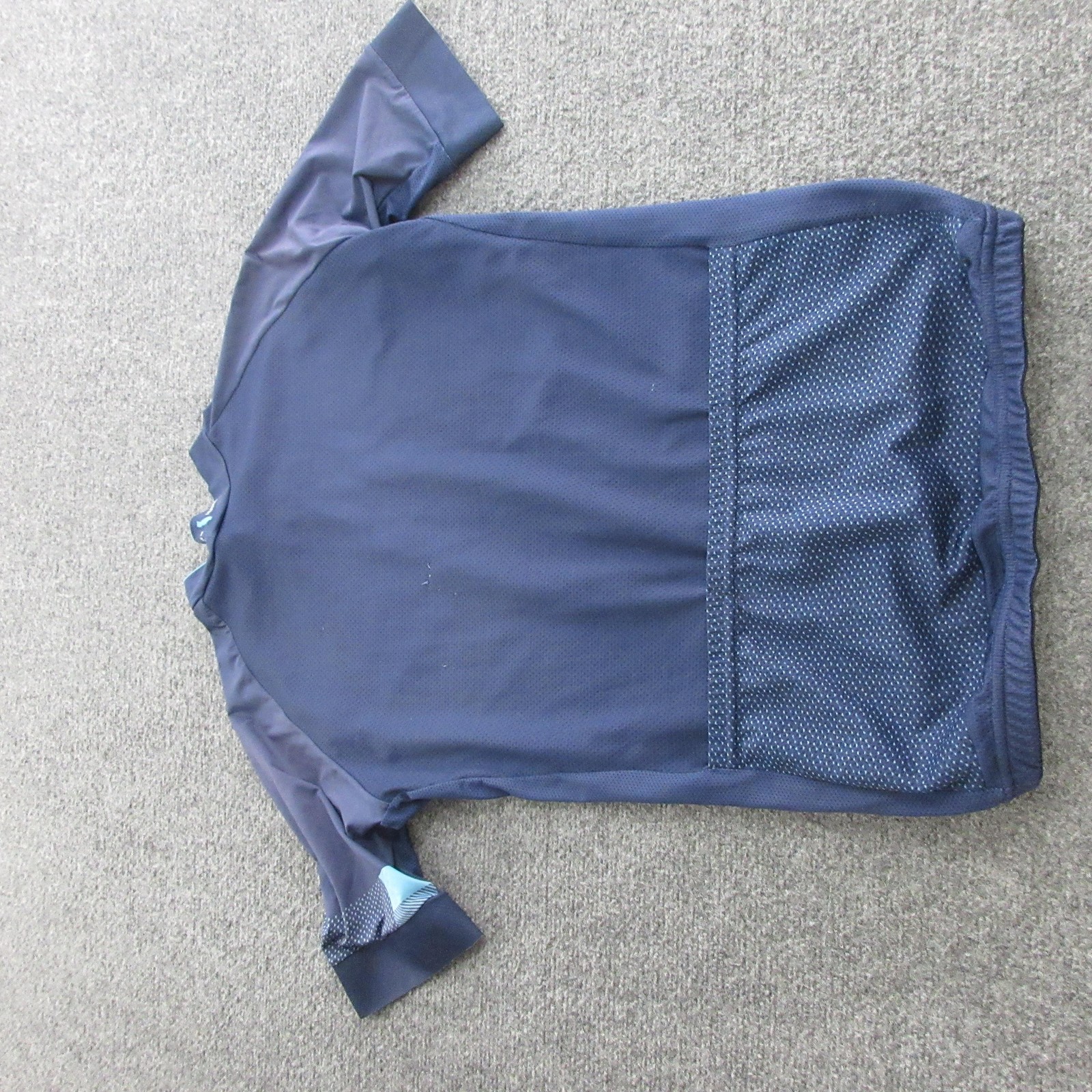 Ornot Cycling Jersey Mens Medium Blue Full Zip Short Sleeve Race Made USA Bike