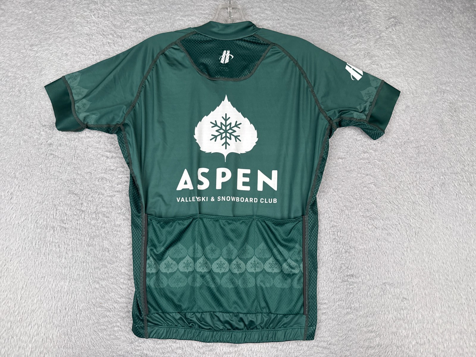 Hincapie Cycling Jersey Adult Small Green Aspen Valley Ski And Snowboard Club CO