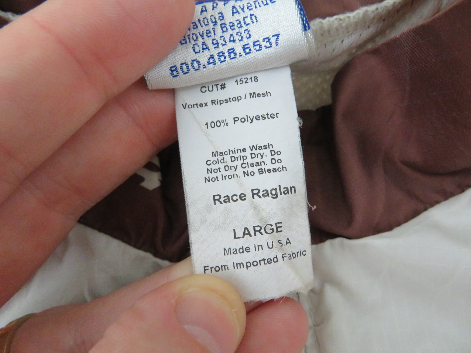 Vintage Made In USA Voler Sleeveless Cycling Bike Jersey Wind Vest Mens Sz Large