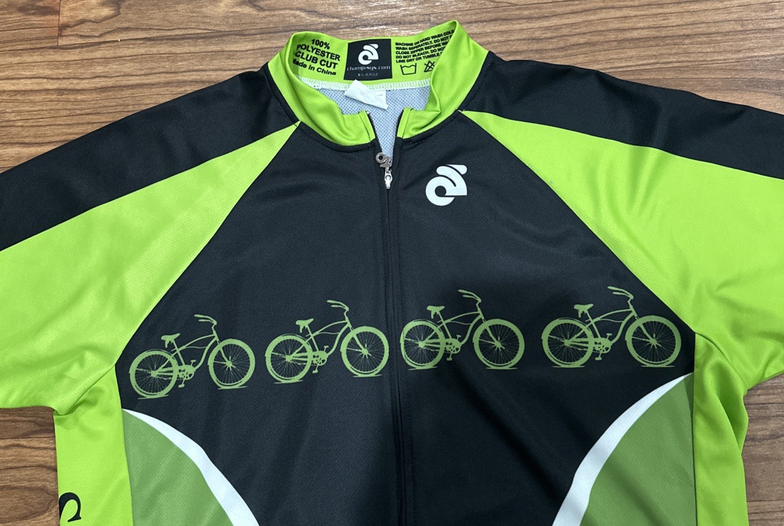 Champion System mens race cut cycling jersey Full Zip Front Size XL