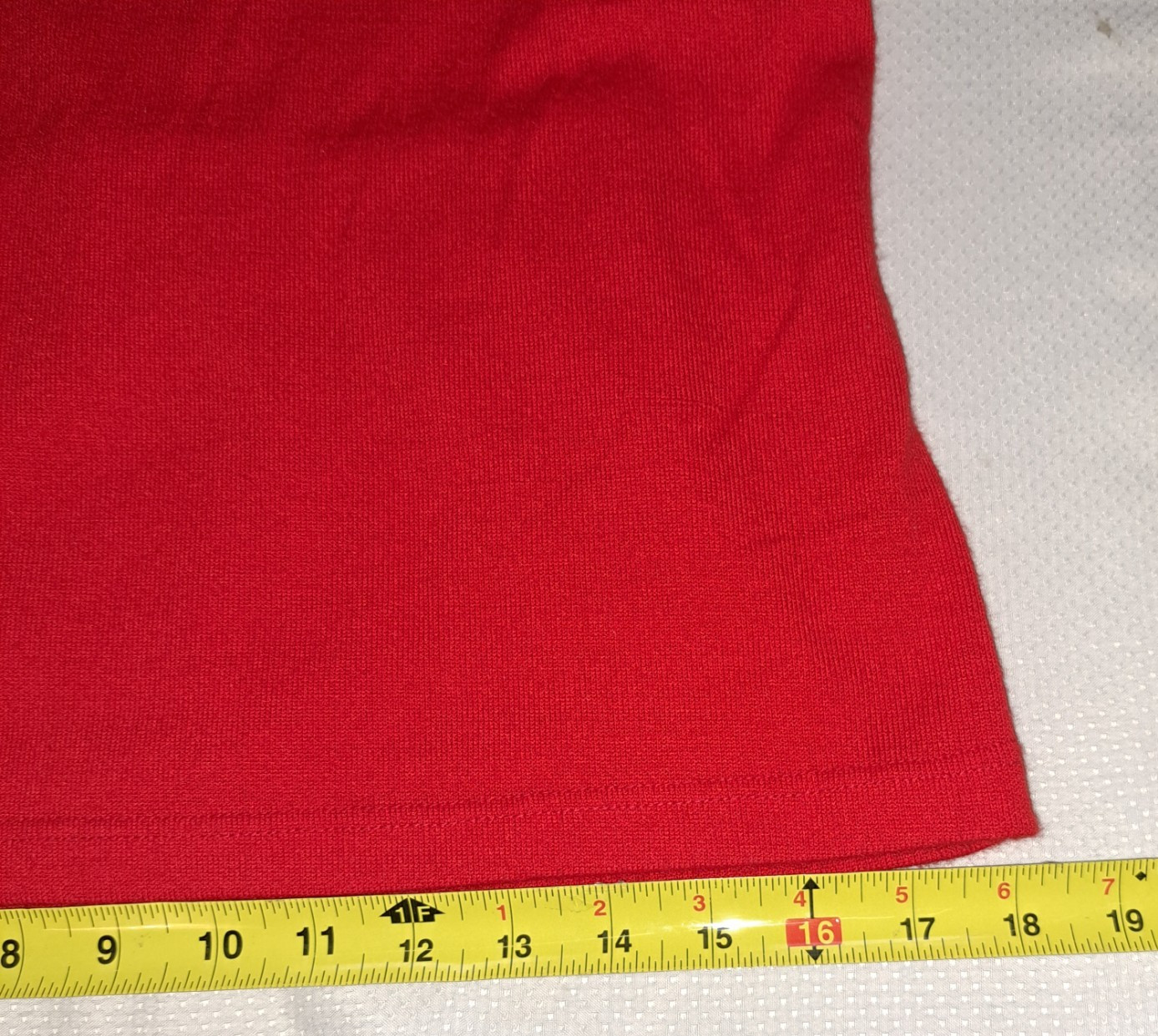 Au Tour De France Cycling Jersey Red Acrylic Euro “Size 4” check measurements