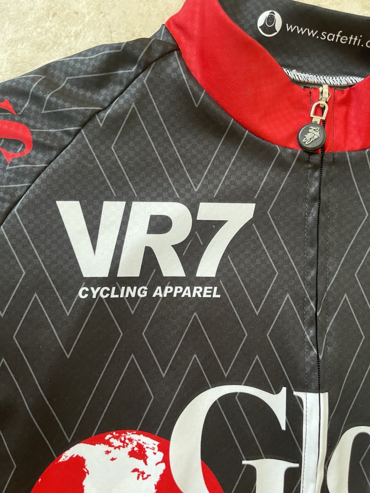 Safetti VR7 Specialized Men’s Short Sleeve Cycling Full Zip Jersey Road Bike Top