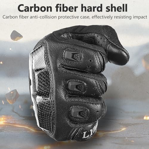 Motorcycle Racing Gloves Man Women Leather Summer Breathable Dirt Bike Glove
