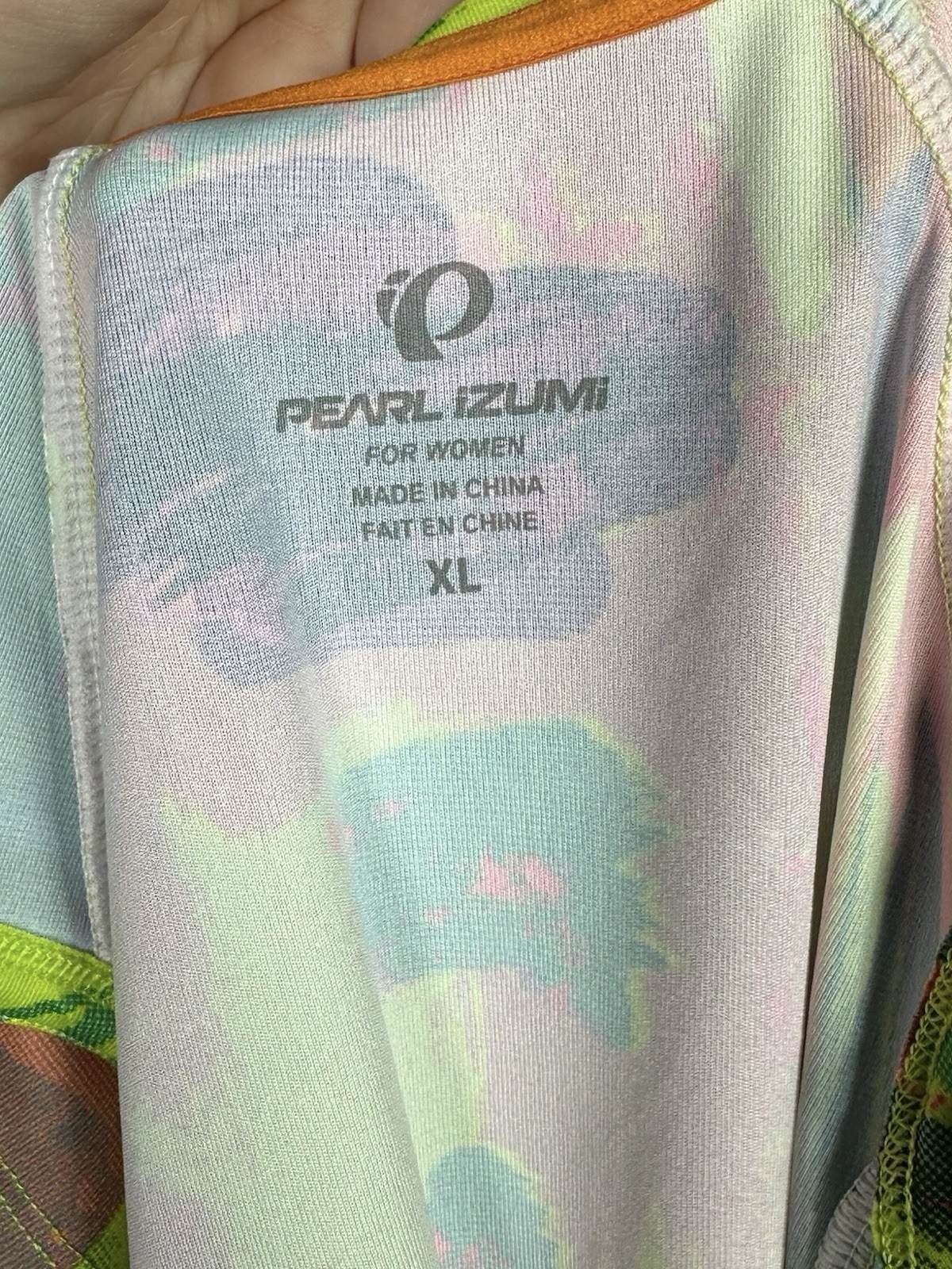 Pearl Izumi Womens Attack Jersey Sleeveless Top Colorful Pockets Full Zip XL