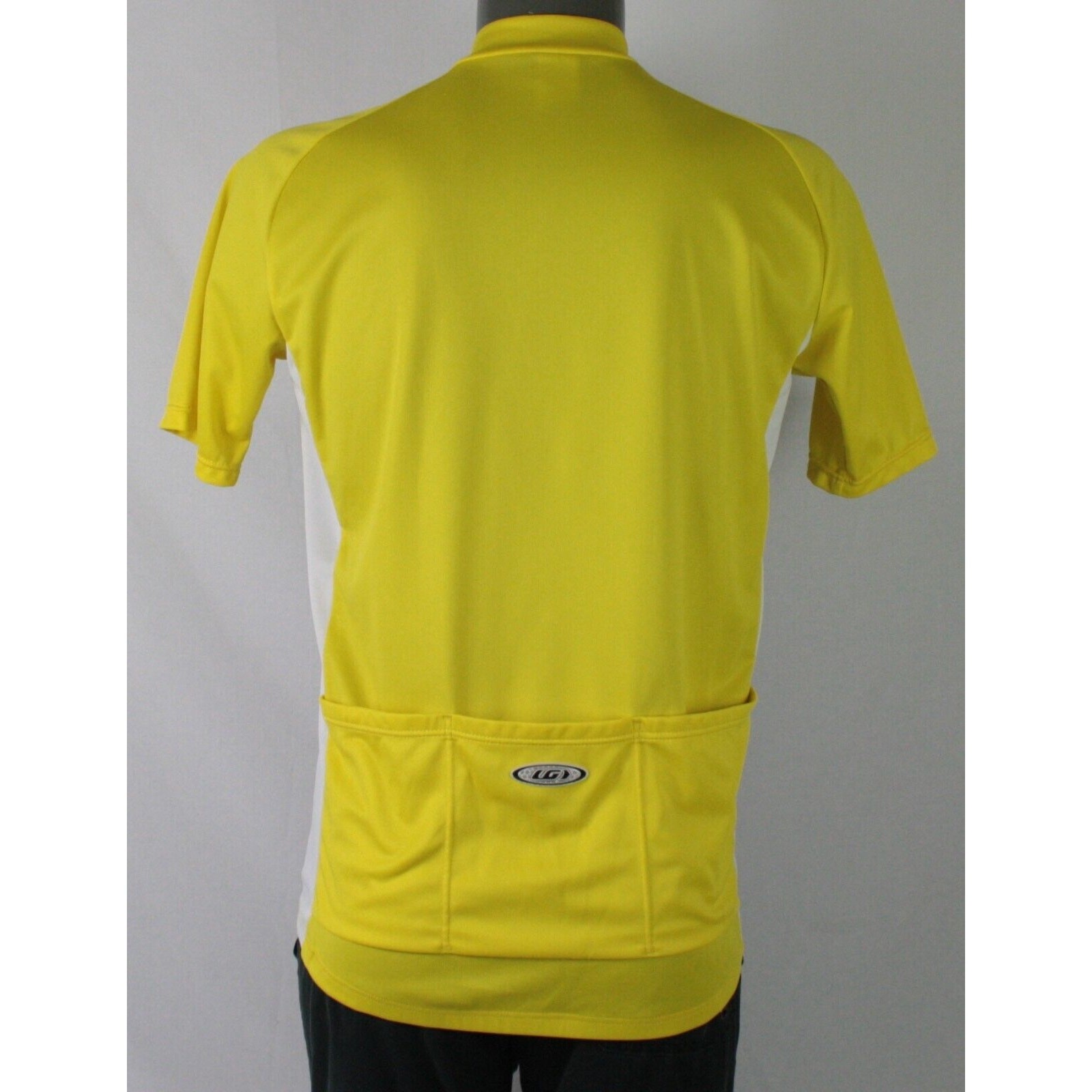 Vintage Cars Suck Graphic Louis Garneau Yellow Cycling Jersey M 90s Anti-Car