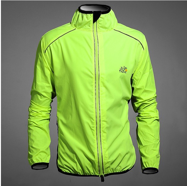 Mens Women Windproof Long Sleeve Cycling Jacket Jersey Bike Wind Rain Coat US