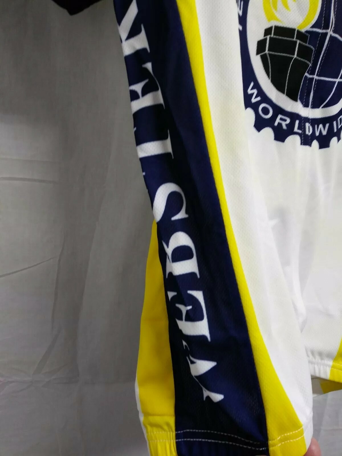 Champ-Sys Cycling Jersey Adult XS Team Webster Works Worldwide Graphic NWT