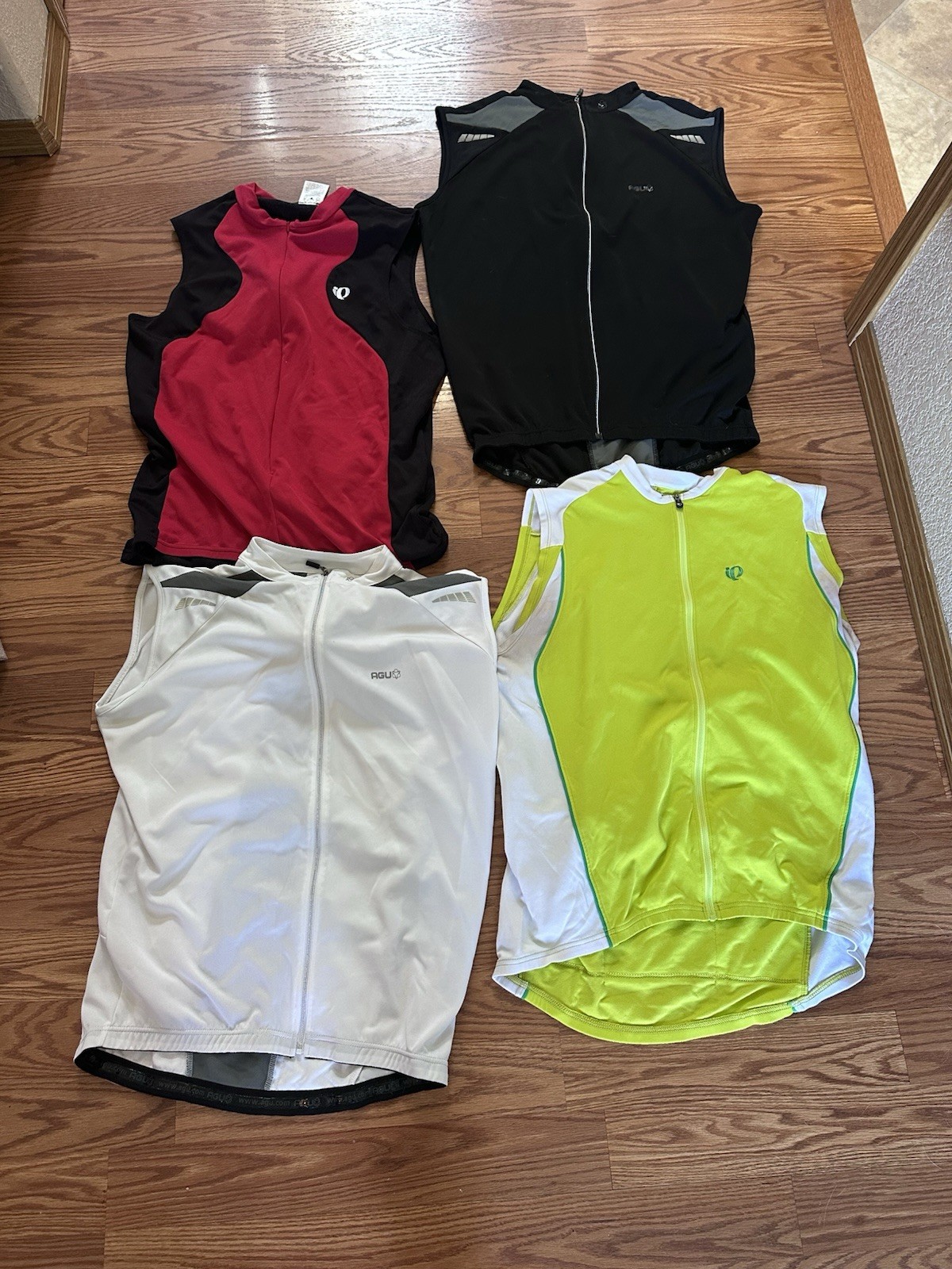 Pearl Izumi Cycling Jersey’s Men’s Sleeveless Breathable XL AGU Gear LOT (4)