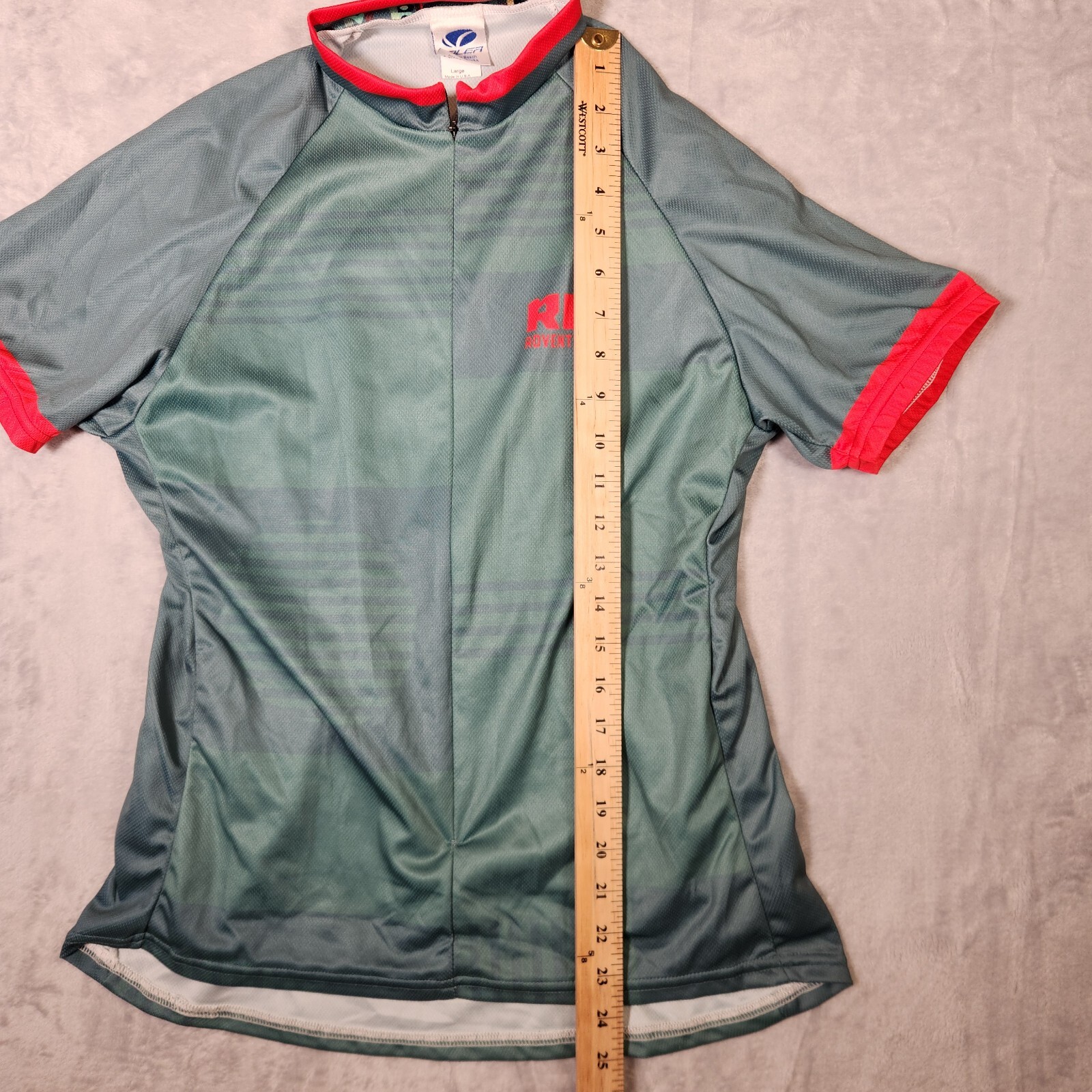 Voler Cycling Jersey Womens Large Green REI Adventures Mountain Bike Shirt Top
