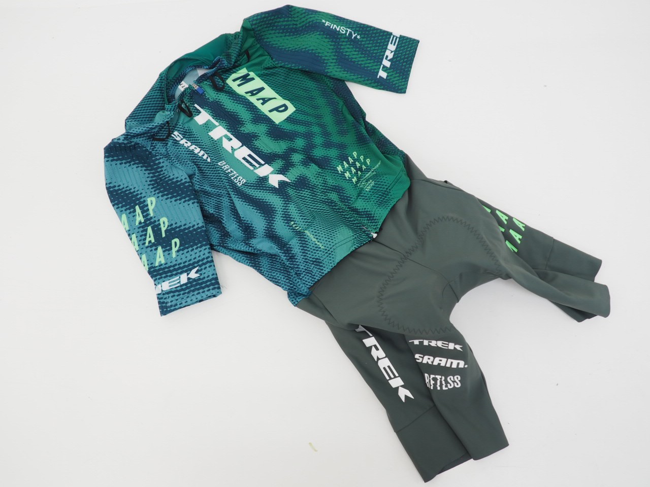 MAAP Pro Privateer Aero Skinsuit Men’s Size Small Green Trek DRFTLSS *Very Good*