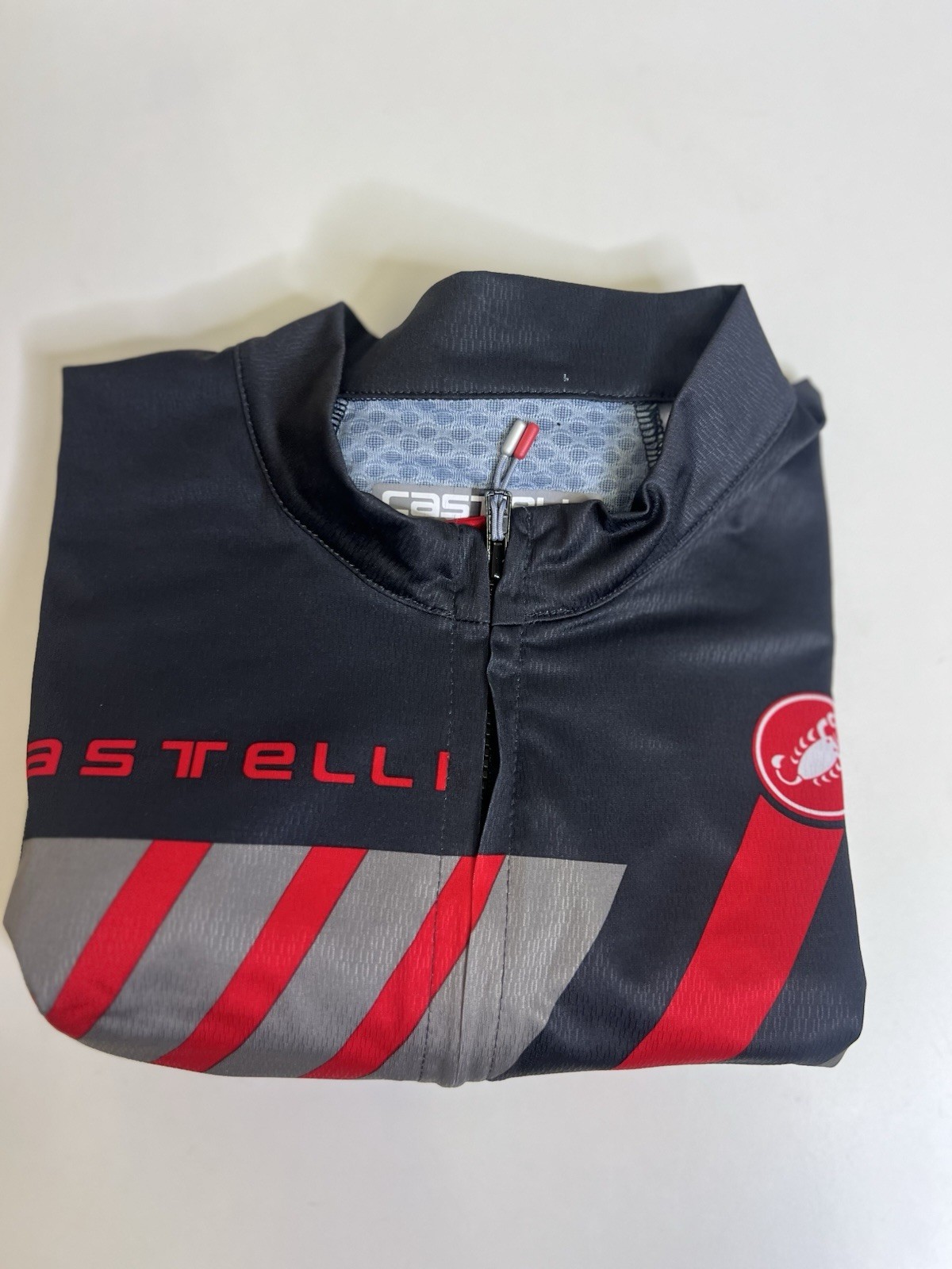 Castelli Men’s Hors Categorie Jersey Red & Black – Size Medium