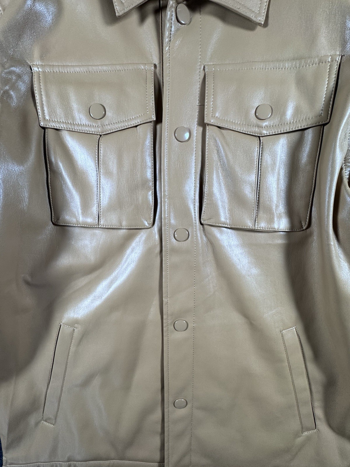 Smoke Rise Leather Jacket Men’s Size S Tan