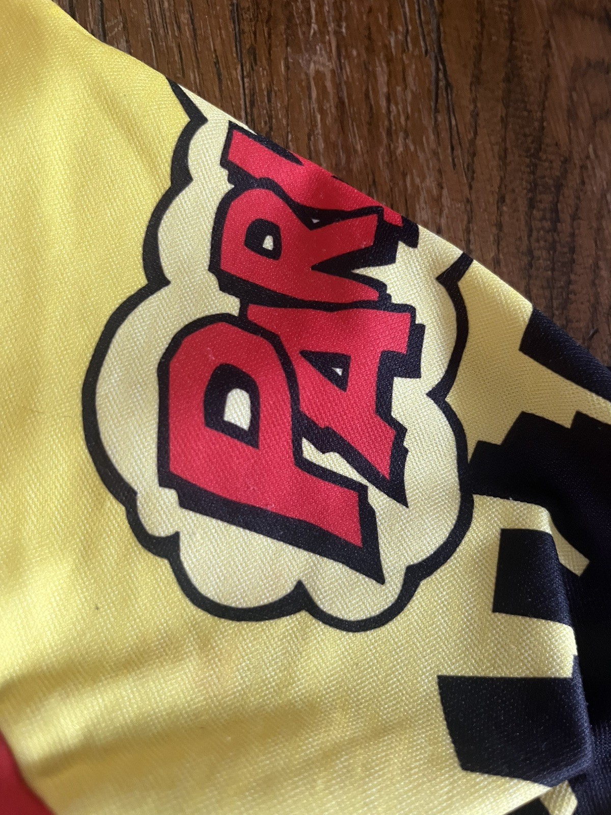 Y2K Vintage Pearl Izumi Men’s Godzilla Cycling Jersey Park It! Gas Pop Art M
