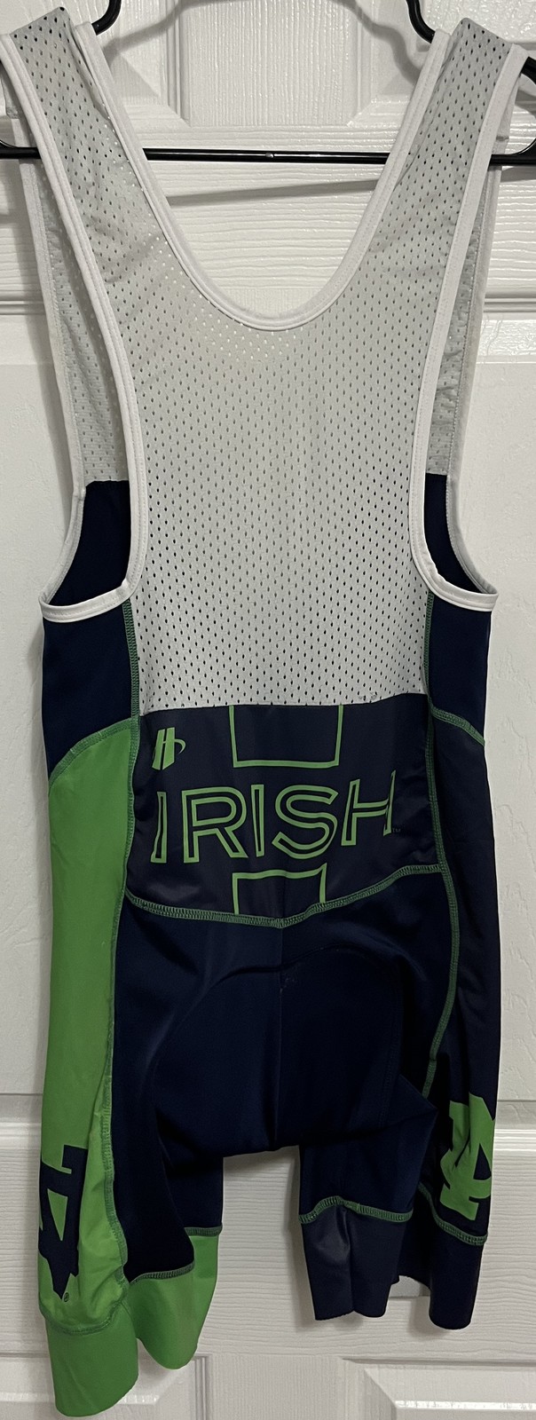 Hincapie Notre Dame Fighting Irish Cycling Bib Shorts Men’s Medium Padded Pro