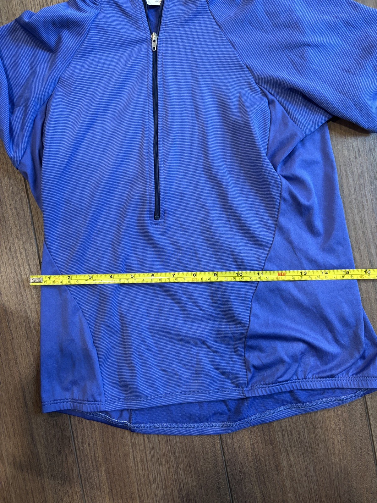 Vintage Patagonia Cycling Shirt Jersey women small Blue 1/2 Zip Polyester