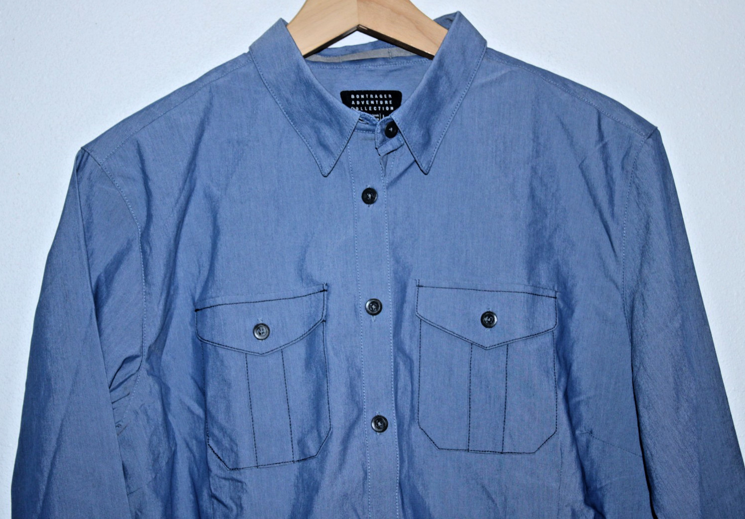 Bontrager Adventure Collection Men’s Casual Dress Shirt LRG 42″ Chest 27/30″ T2B