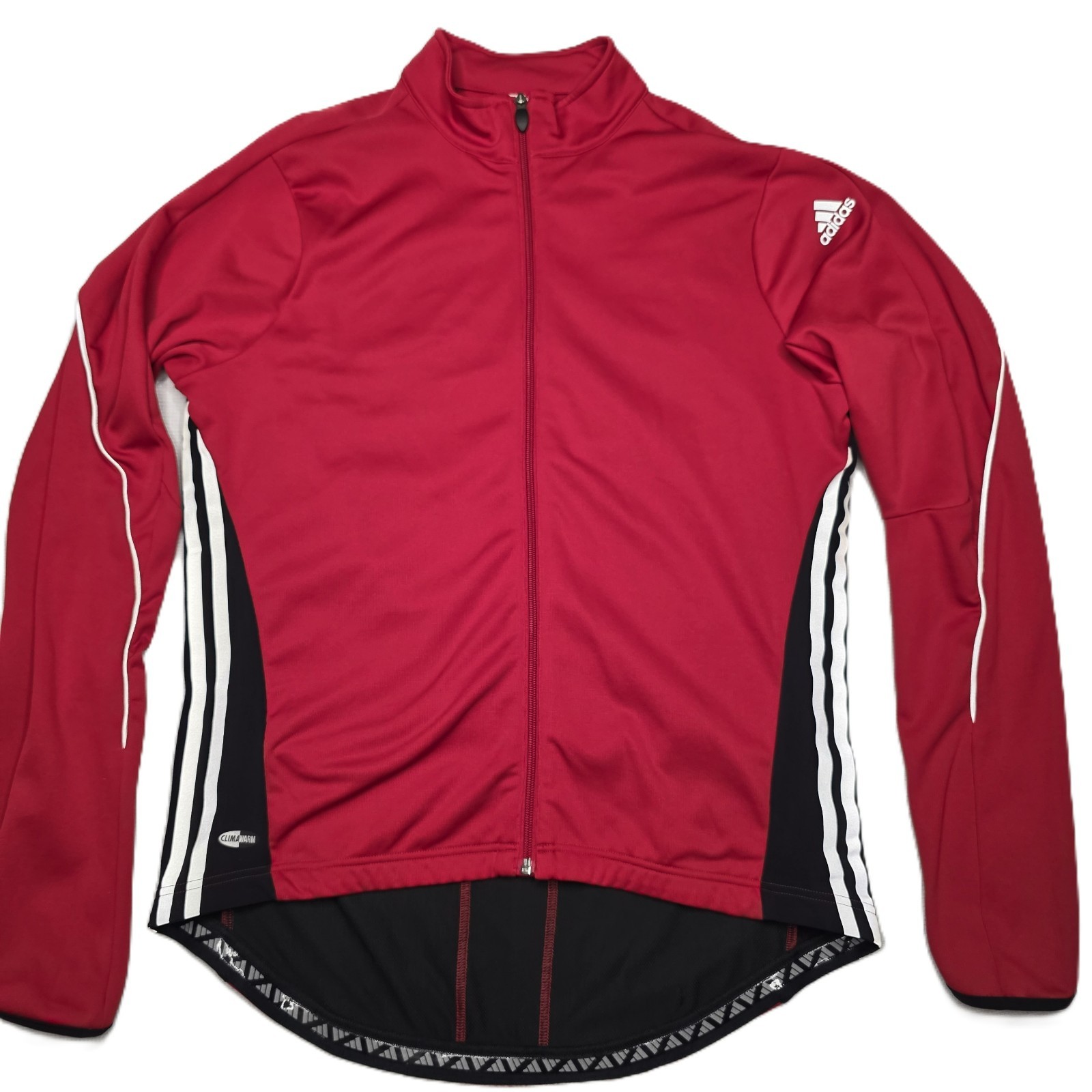 Adidas adiStar Men’s Cycling Jersey LS XL Red Black ClimaWarm