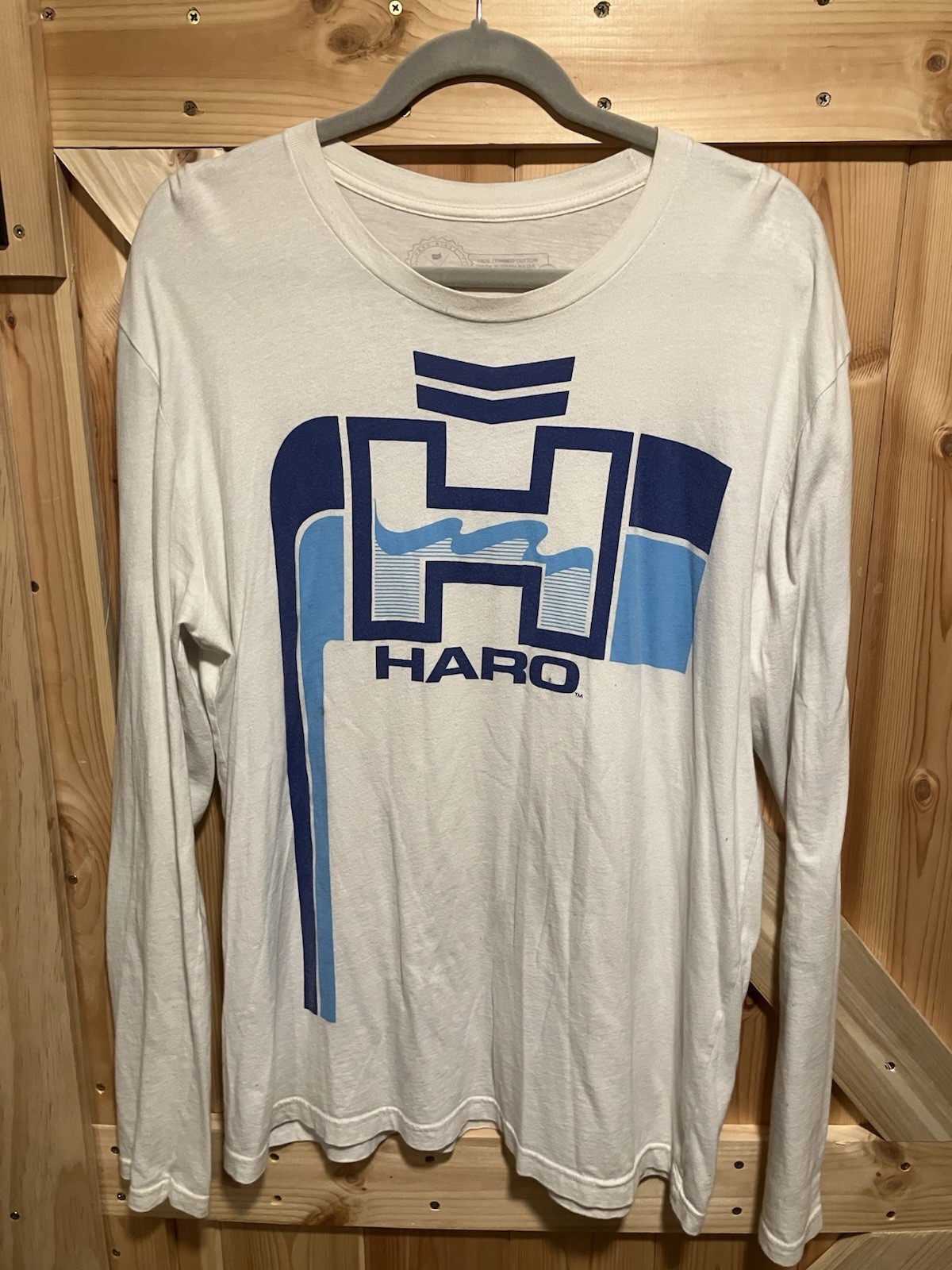 Haro Lineage Long Sleeve Shirt Vintage BMX Bicycle Jersey Bob Haro 100% Cotton