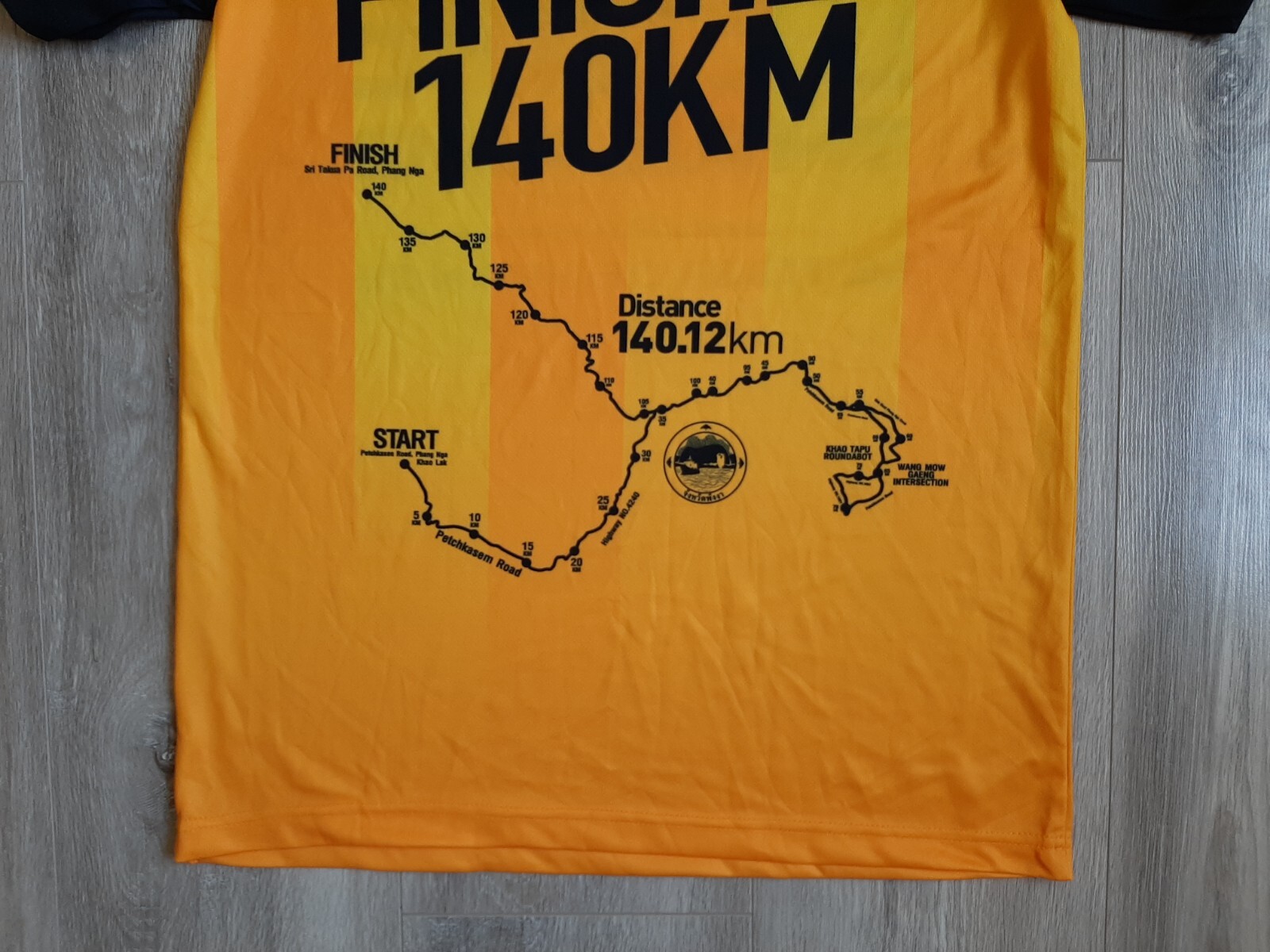 L’Étape Thailand by Tour de France 2018 Cycling Shirt Size S Jersey Cycle Yellow