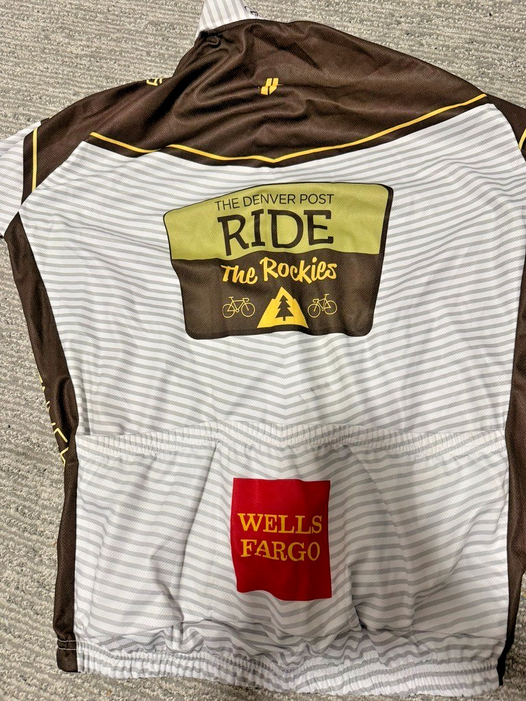 Ride The Rockies Cycling Jersey Shorts Set XL Hincapie Wells Fargo Denver Post