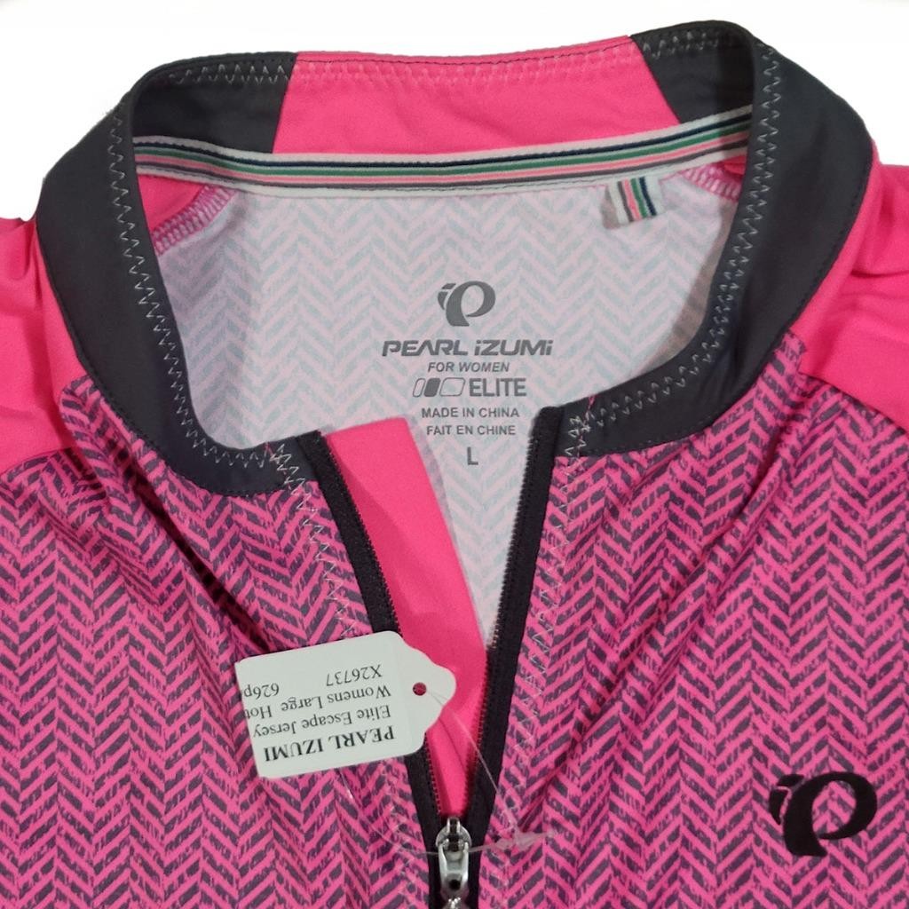 PEARL IZUMI Wmns Large ELITE ESCAPE JERSEY Hot Pink Pockets Full Zip