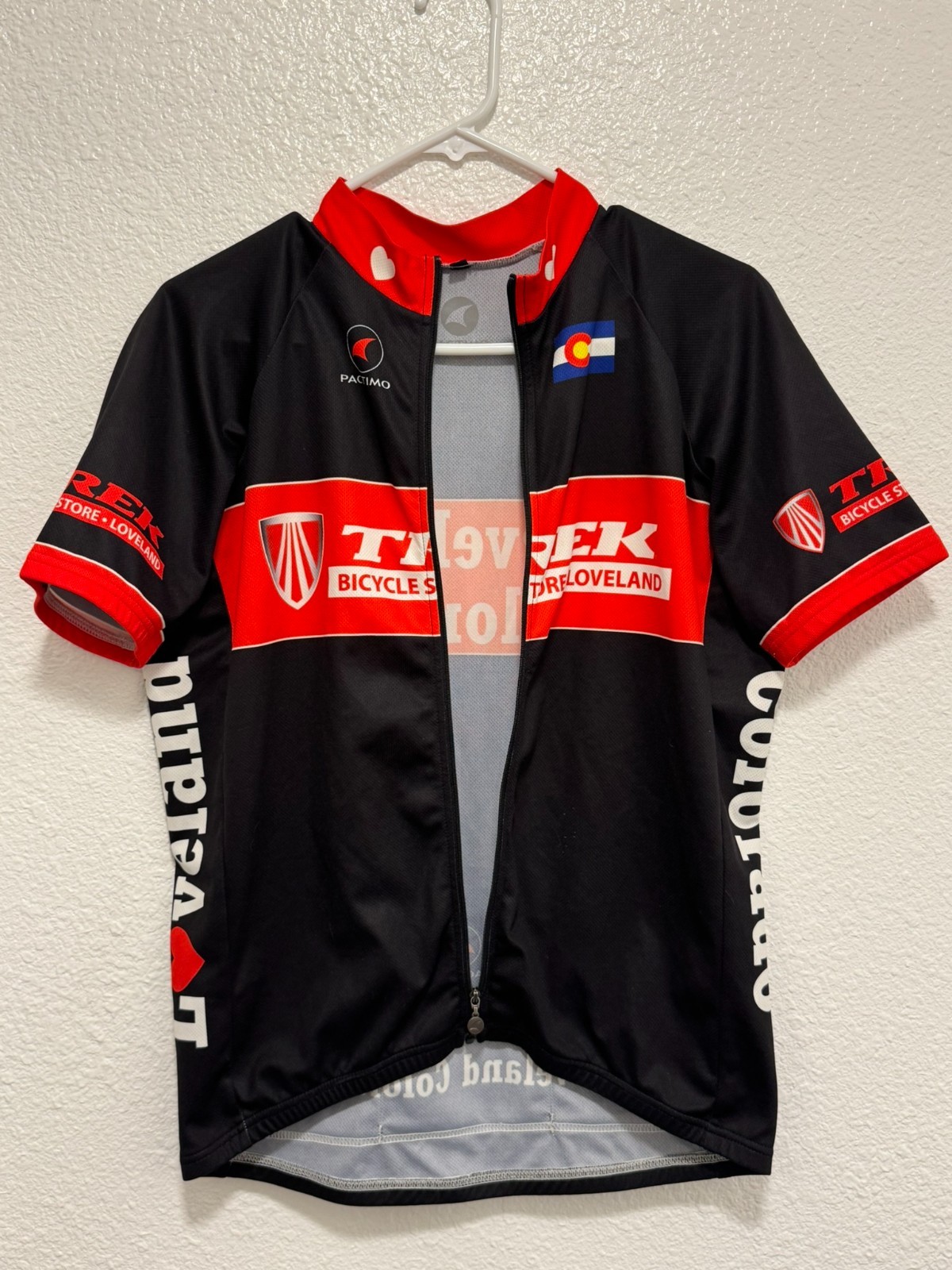 Pactimo Trek Bicycle Loveland Large unisex cycling jersey full-zipper pockets