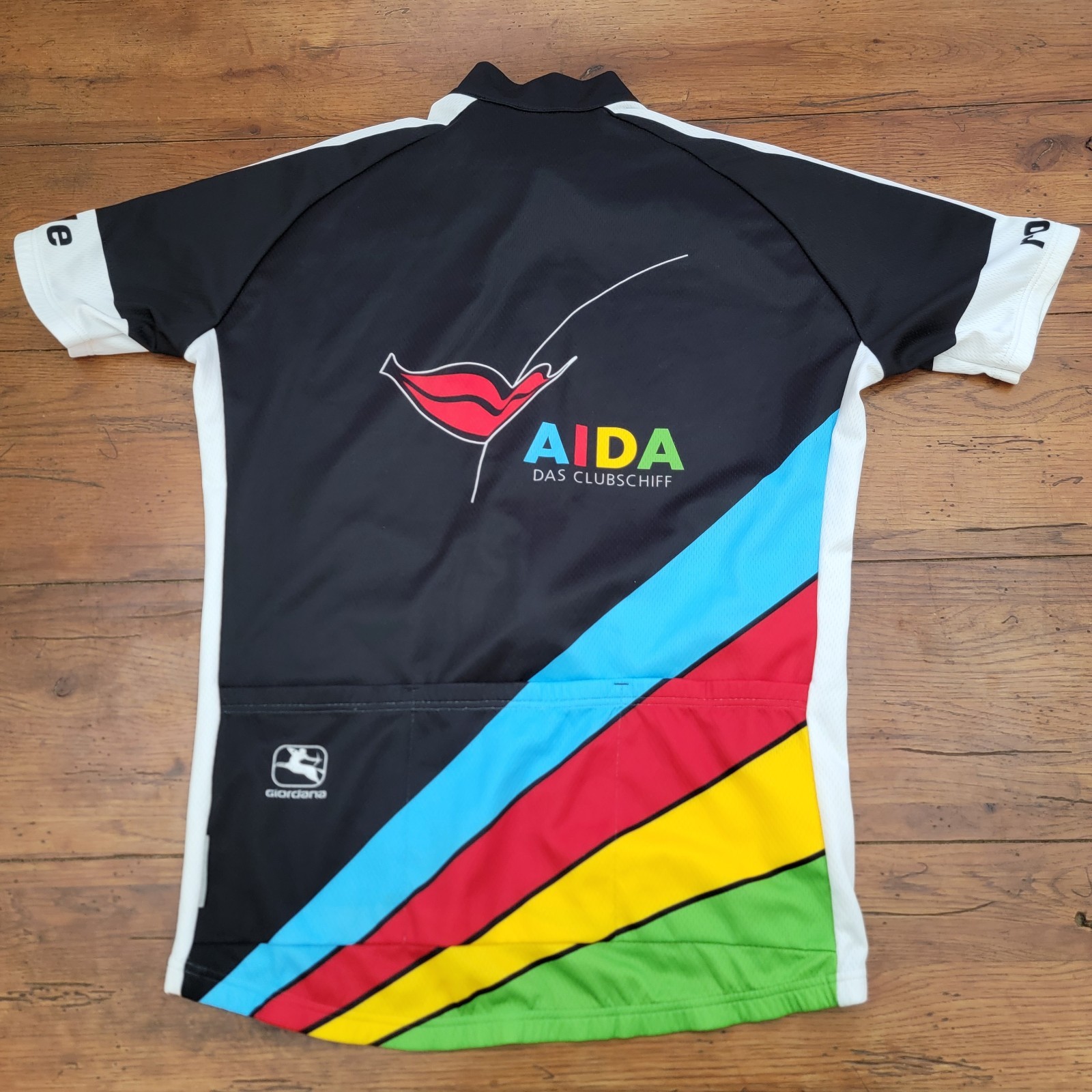Giordana Mens Large Cycling Jersey 21.5″ P2P Italy L