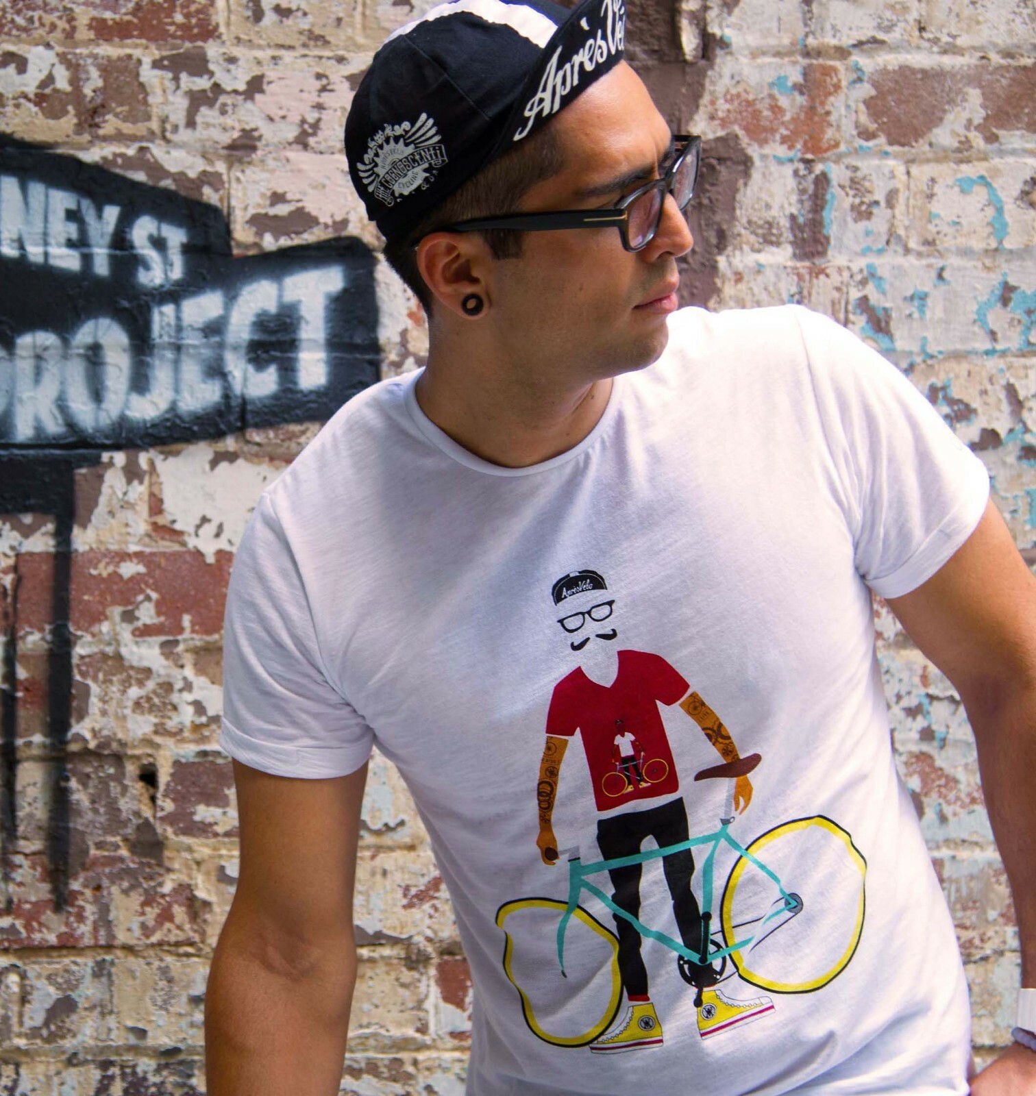 Apres Velo-Mens Hipster T-Shirt