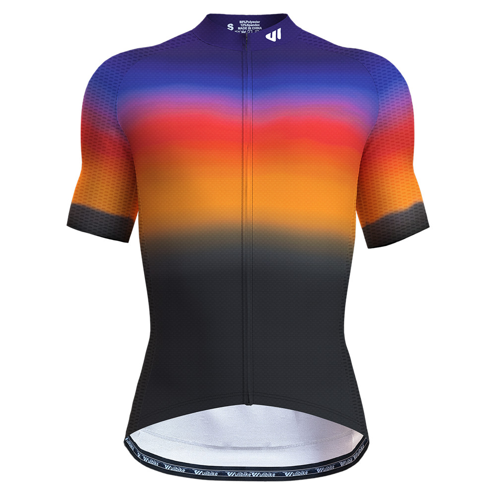 Cycling Jersey Mens Short Sleeve Mountain Bike MTB Team Cycling Jersey Tops Cycling Socks