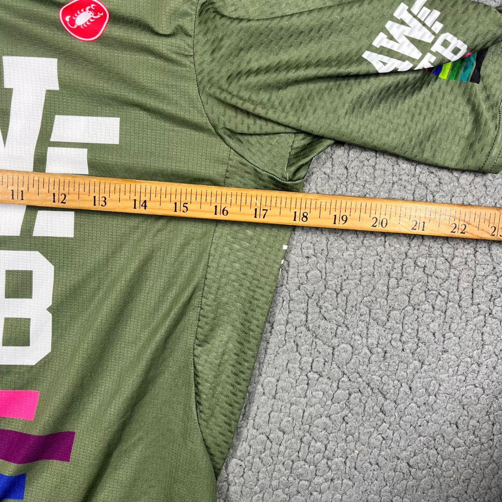 Castelli Archie Williams Mountain Bike Team Jersey Mens Medium Green MTB Cycling
