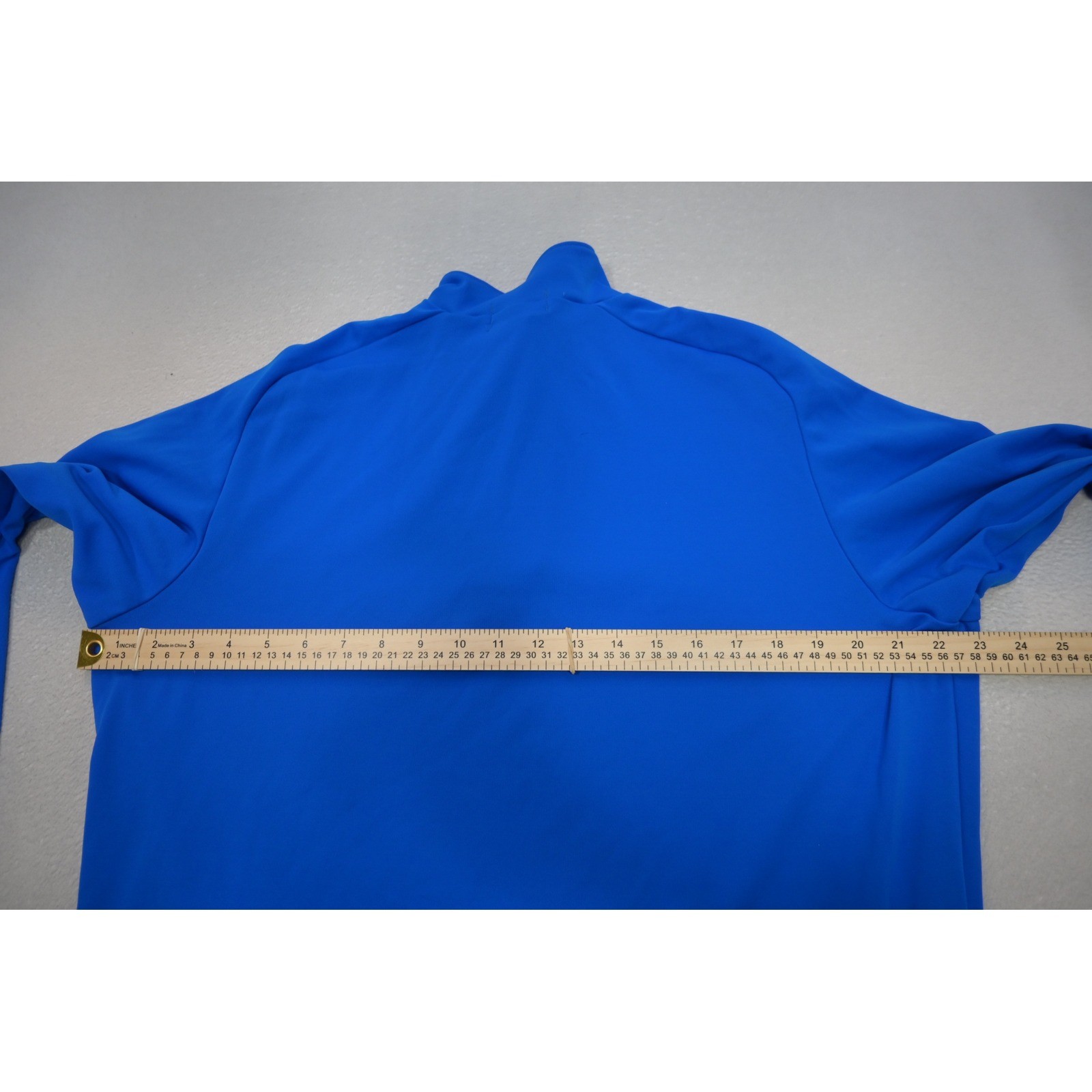 Pearl Izumi Cycling Jersey Mens Large Blue 1/4 Zip Long Sleeve MADE IN USA