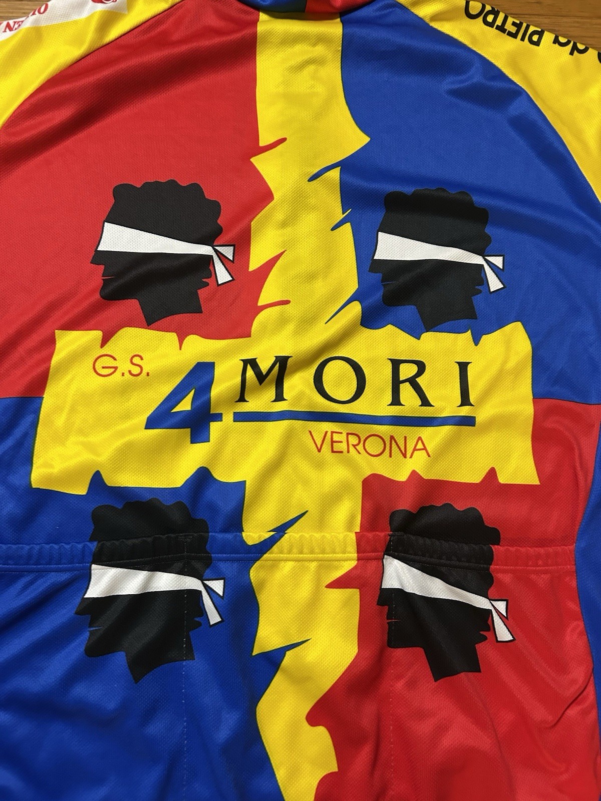 VTG 90s GiorDana Verona cycling jersey AOP All Over Print Men’s XL Made in Italy