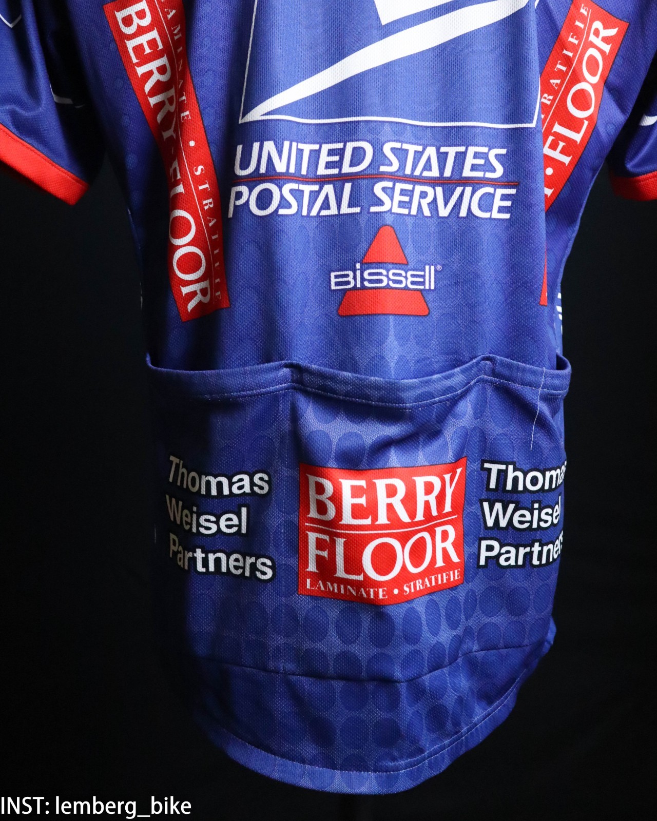 Nike USPS United States Postal Service Trek cycling jersey (M) #414