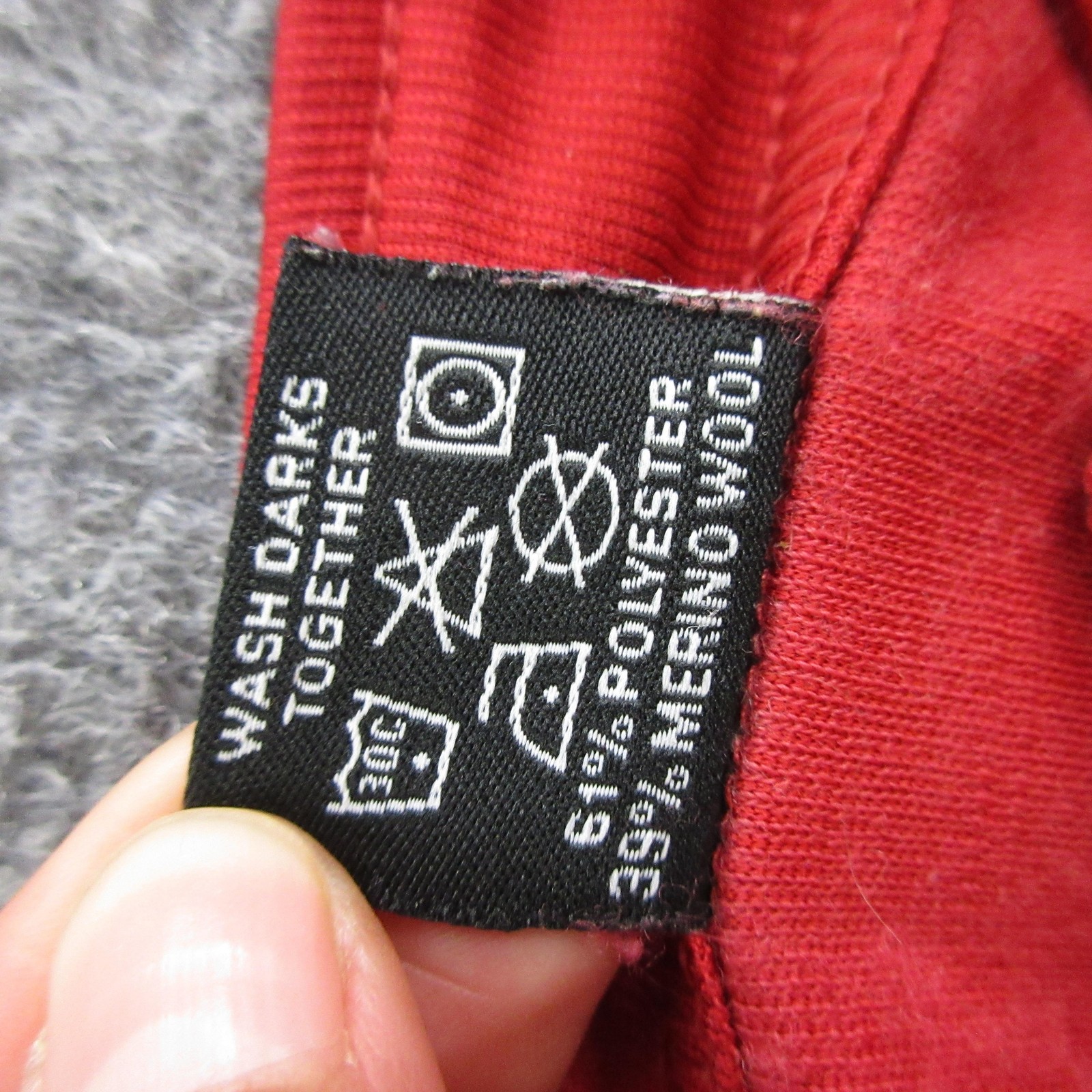 Torm Cycling Jersey Mens Medium Red Merino Wool Short Sleeve Full Zip Road
