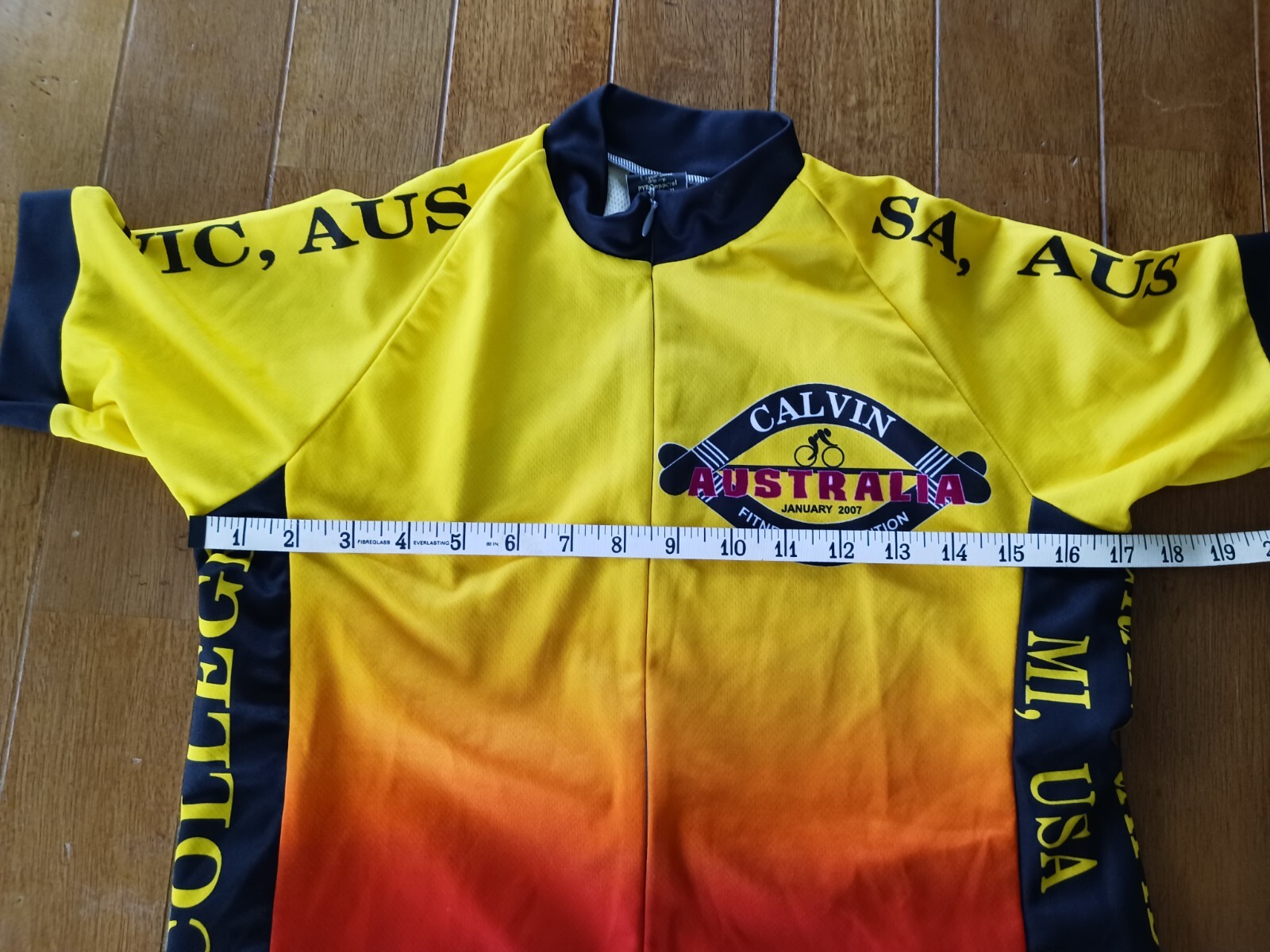 Pyroapparel Women’s Small 1/4 Zip Bike Cycling Jersey 2007 Calvin Australia