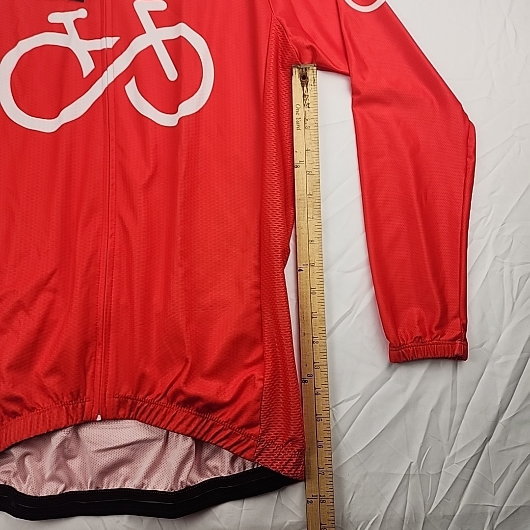 Cycle-Run, Long sleeve cycling jersey. XXXL, Rear waist pockets, NEW with tags