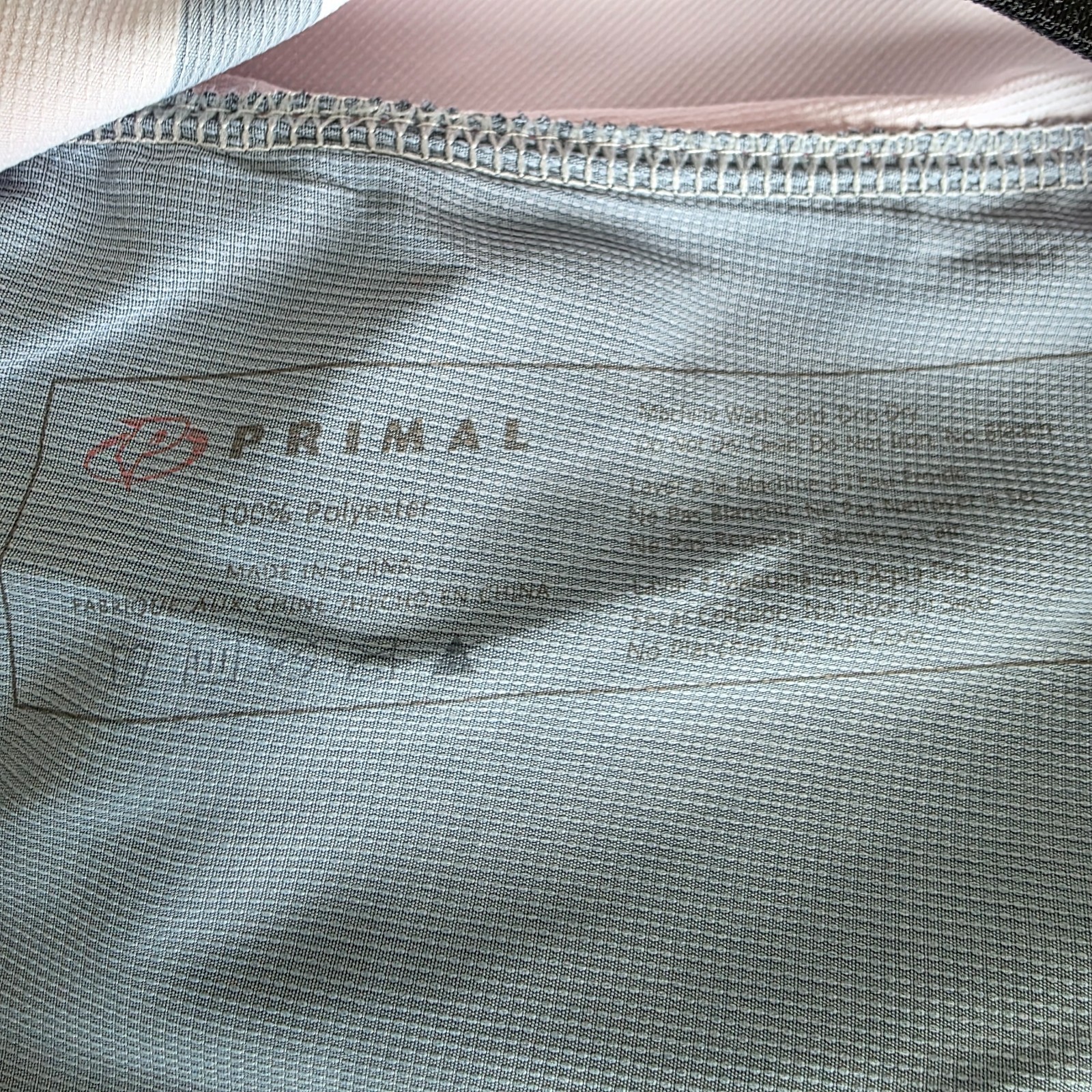 Primal Women’s Cycling Jersey Full Zip Bright Pinks Black Sleeveless Size M