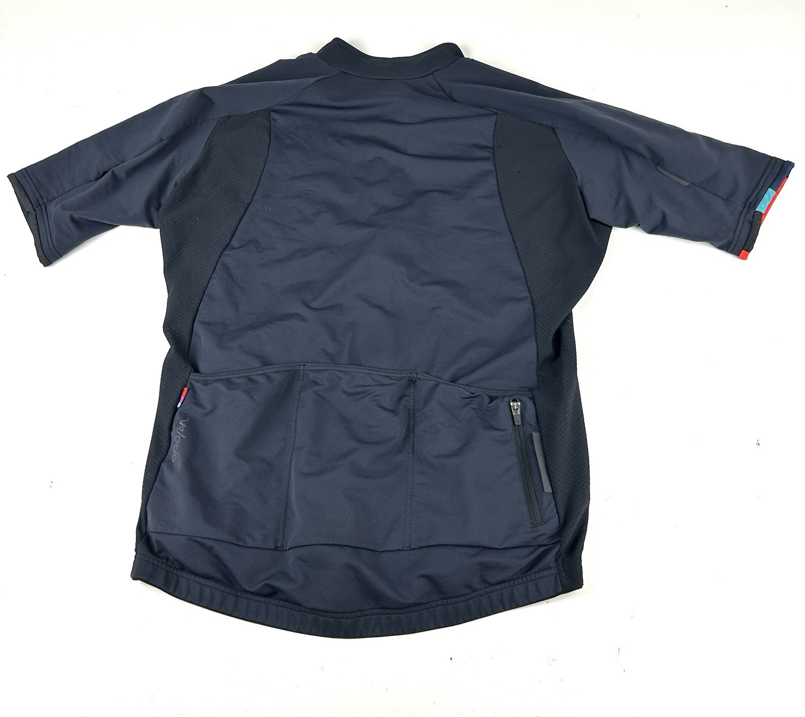 Velocio Signature Jersey Mens Large Black Short Sleeve Cycling Full Zip