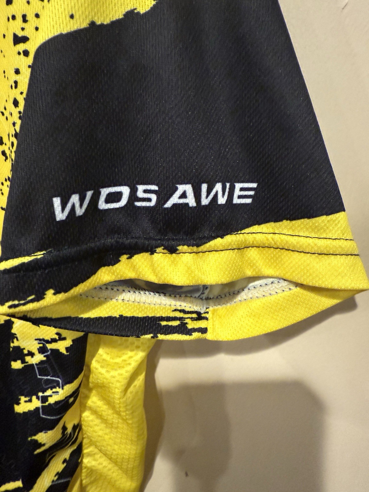 Wosawe XL Cycling Jersey Elastic Waist Full Length Zipper Vented Lightweight