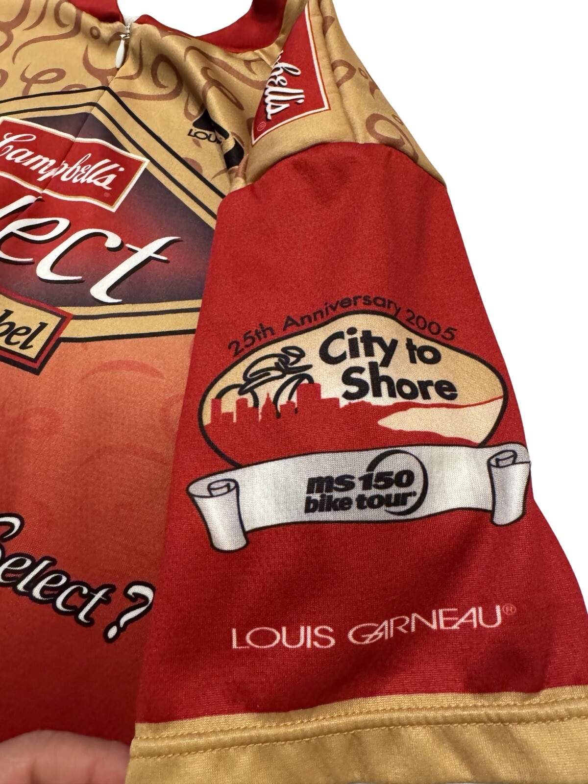 Louis Garneau Cycling Jersey Men M Campbell’s Select American Cancer Association