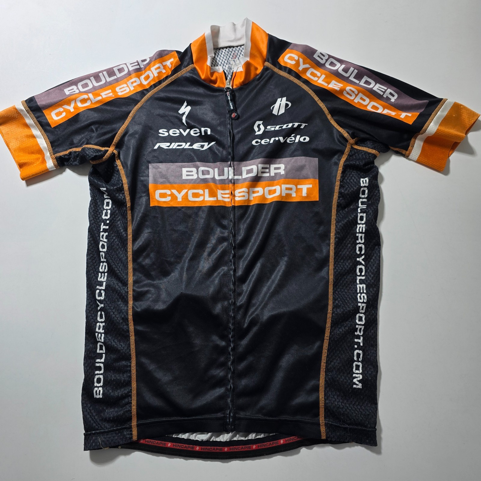 Hincapie Boulder Cycle Sport Cycling Jersey Men Small Black Cervelo Ridley Bike