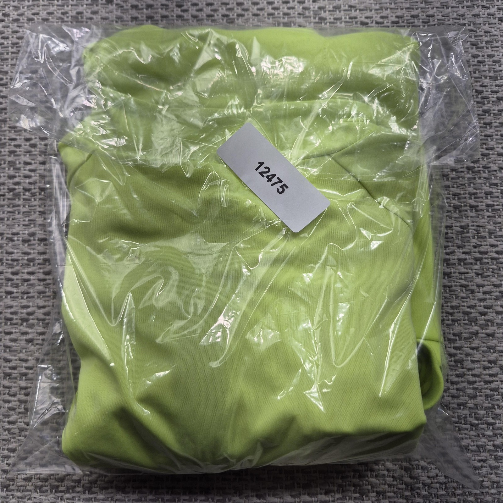 Bontrager Solstice Cycling Jersey Shirt Mens Medium HiViz Yellow 1/4 Zip Patches