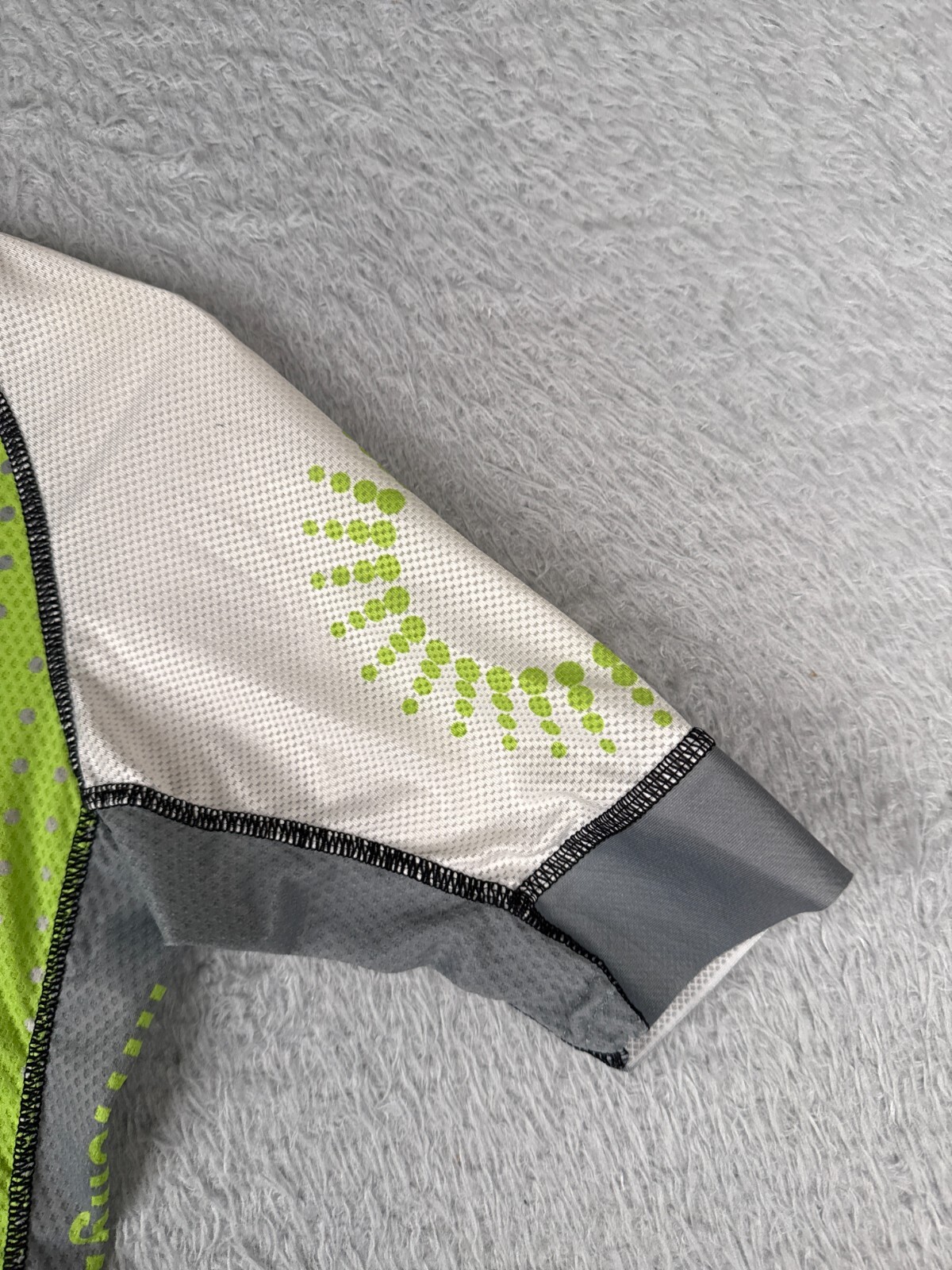 Hincapie Cycling Jersey Adult 2XS XXS Lime Green White Short Sleeve Aspen Colo