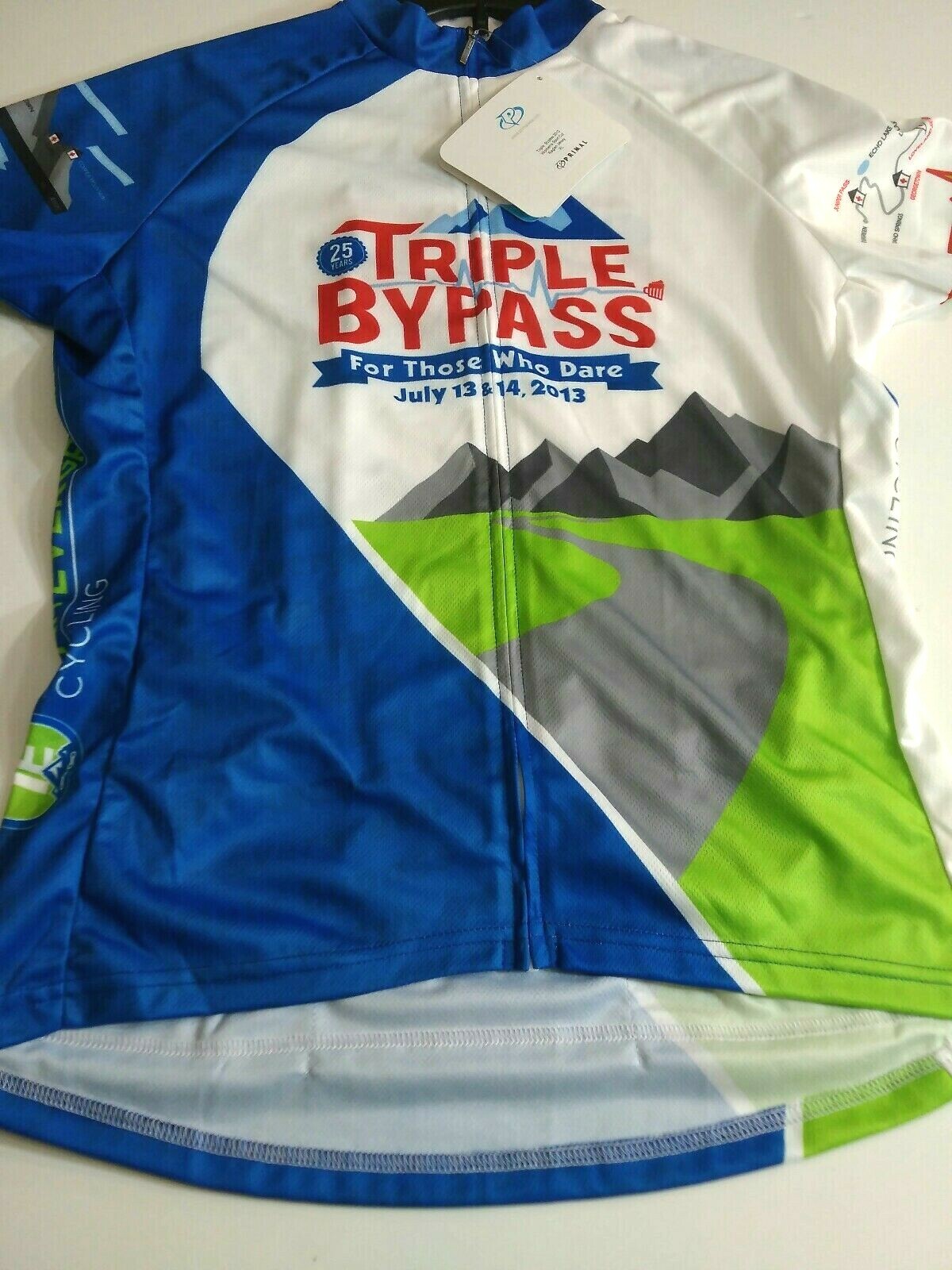 Primal Ragian Jersey Top Women’s Sport Cut Size XL Cycling