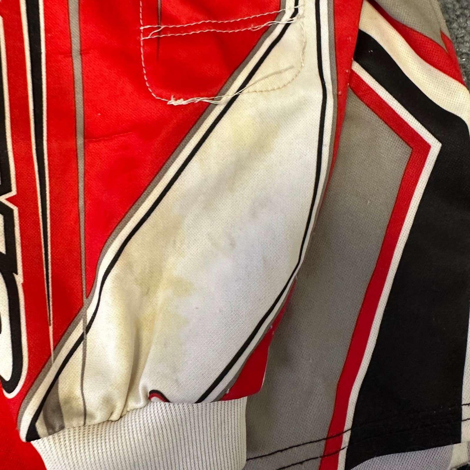 O’Neal Racing Jersey Mens Size XL Red Black Graphic Long Sleeve Motocross BMX