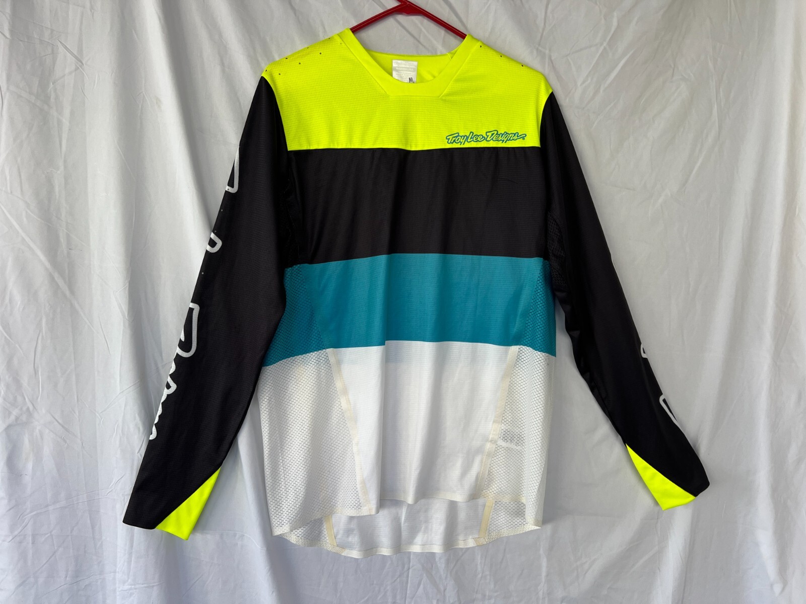 Troy Lee Designs TLD Se Air Bike Off-Road Jersey Yellow/Black/Blue Medium SAMPLE