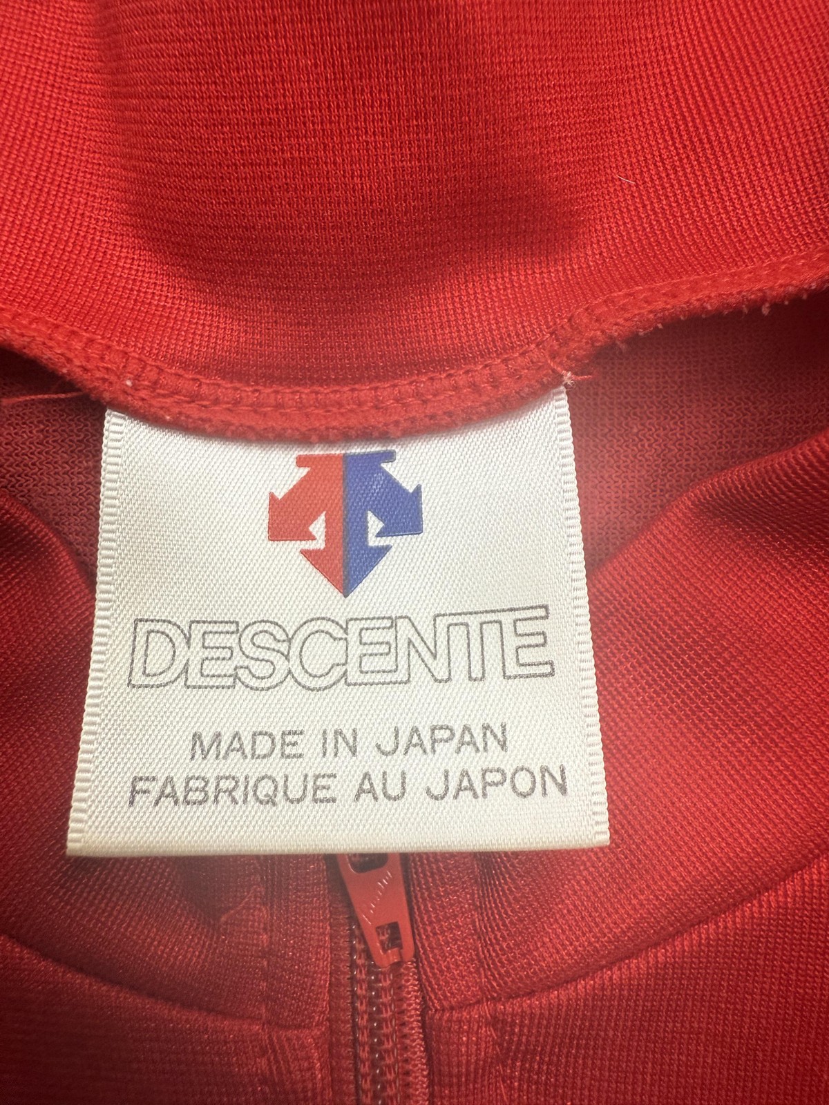 Vintage Descente Cycling Jersey Large Made in Japan 90s Retro Bike Shirt