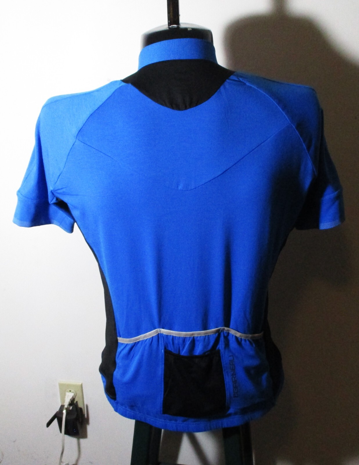 LOUIS GARNEAU Blue “Standard” Full Zip Cycling Jersey Size XL