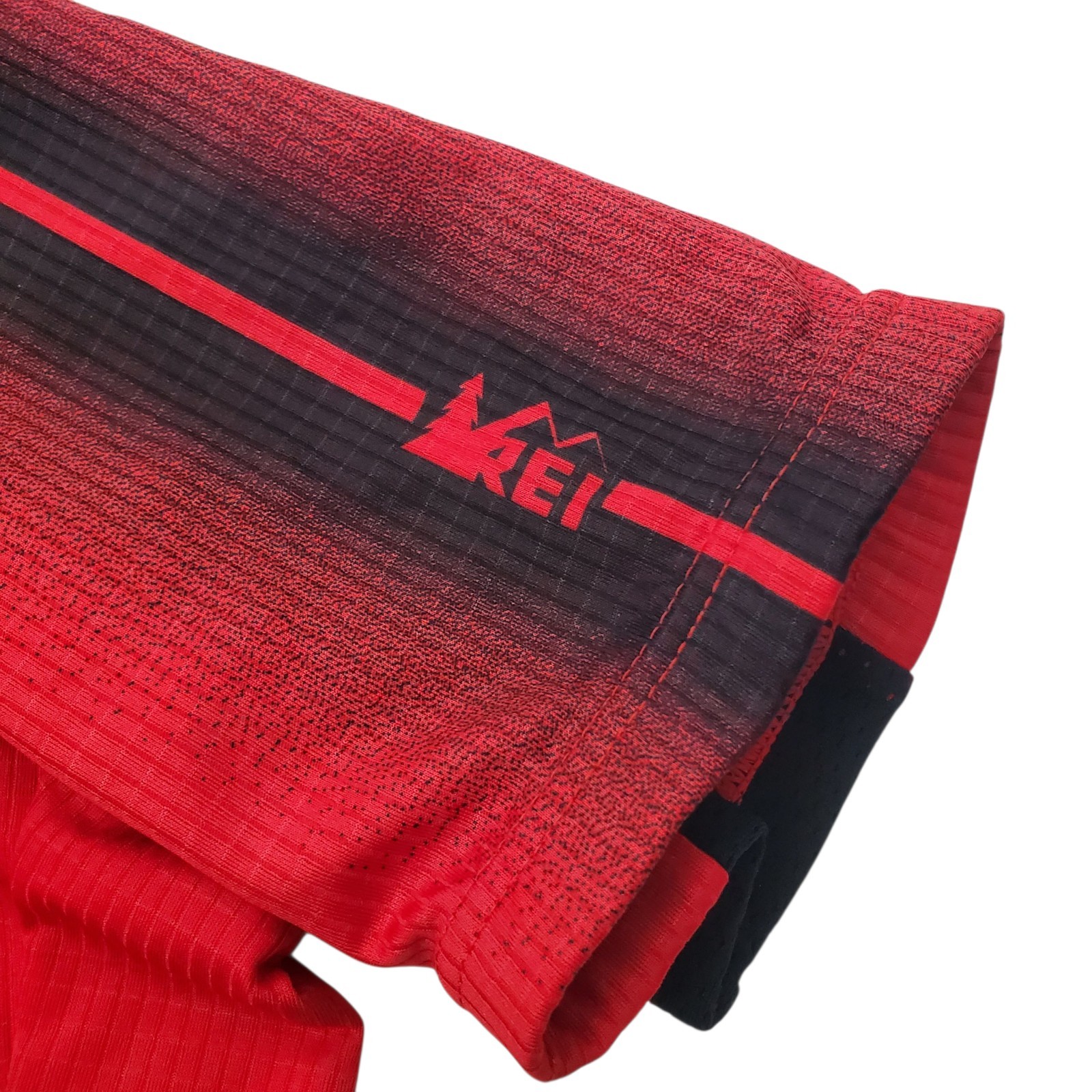 REI Cycling Jersey Adult Large Red Black Logo Biking Racing Activewear Outdoor