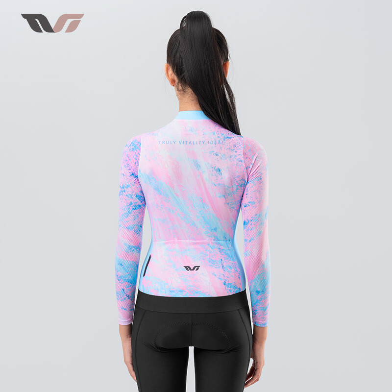 ROCKBROS TVI Series Women Cycling Jersey Breathable Long Sleeve Bicycle Clothing